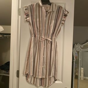 Dress; Lightweight Cotton; Junior XS; Tie/Elastic Waist; Only worn once